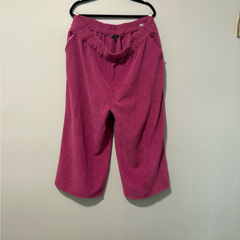 Vibrant Pink Corduroy Pants